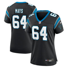 Cade Mays Carolina Panthers Women's Team Game Jersey - Black outlet