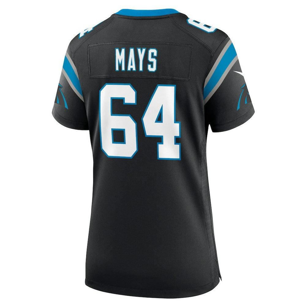Cade Mays Carolina Panthers Women's Team Game Jersey - Black outlet