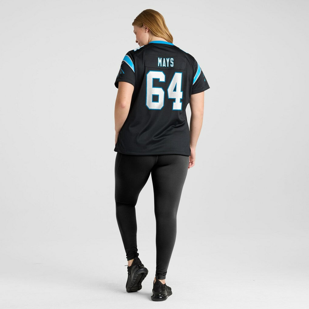 Cade Mays Carolina Panthers Women's Team Game Jersey - Black outlet