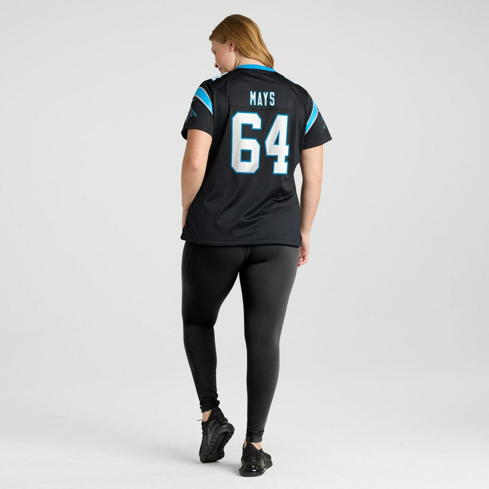 Cade Mays Carolina Panthers Women's Team Game Jersey - Black outlet