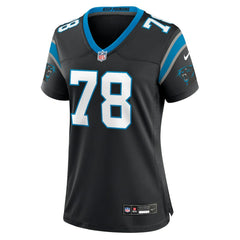 Popo Aumavae Carolina Panthers Women's Team Game Jersey - Black on sale