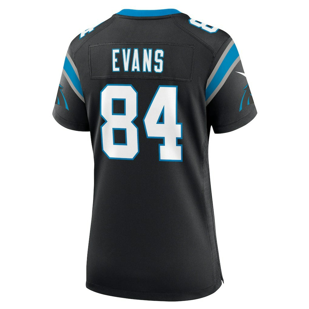 Mitchell Evans Carolina Panthers Women's Team Game Jersey - Black for sale