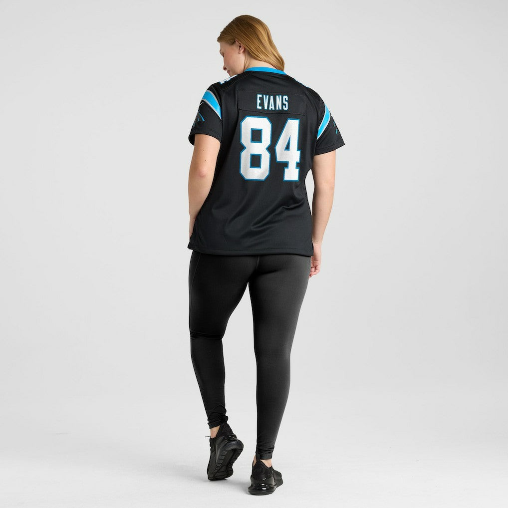 Mitchell Evans Carolina Panthers Women's Team Game Jersey - Black for sale