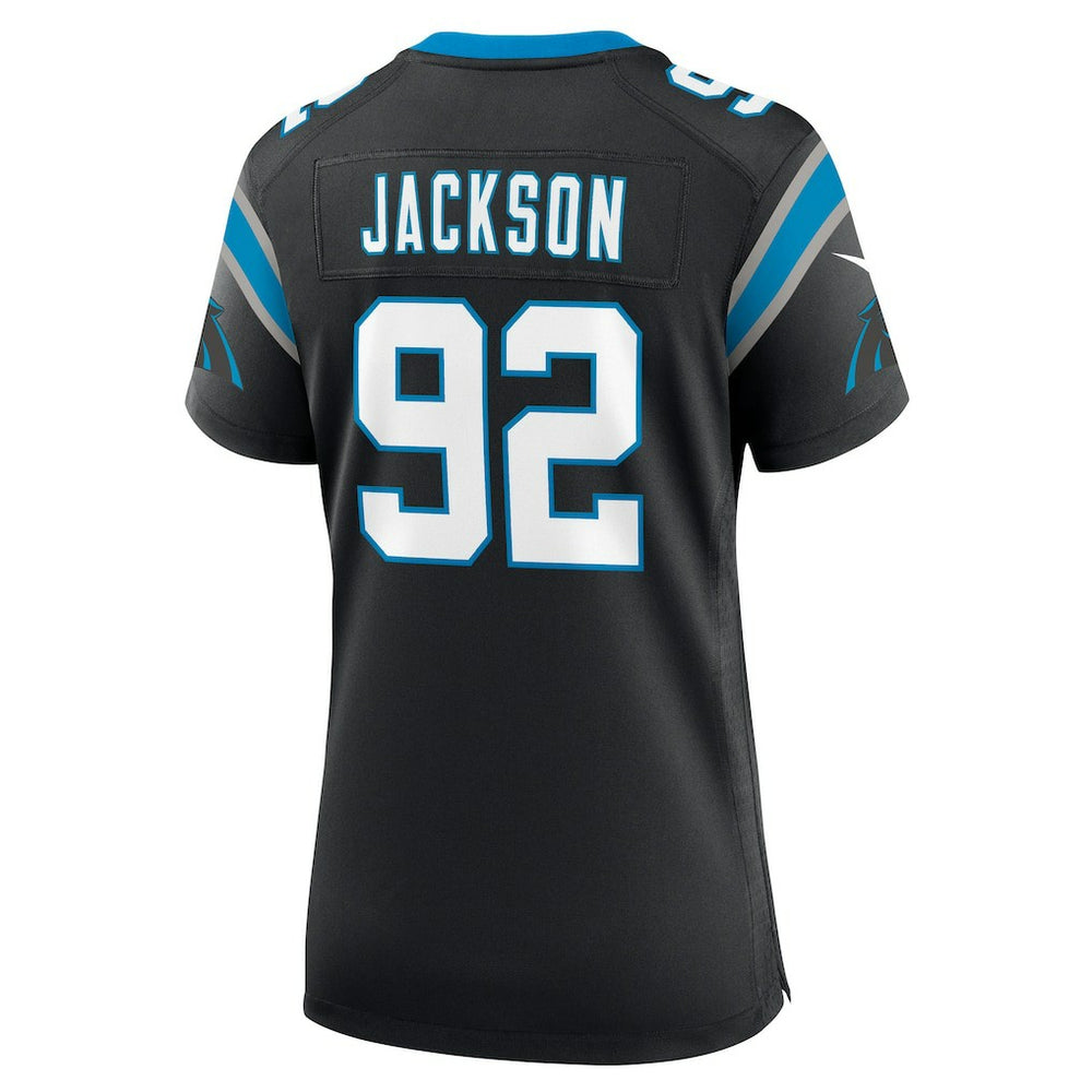 Cam Jackson Carolina Panthers Women's Team Game Jersey - Black discount