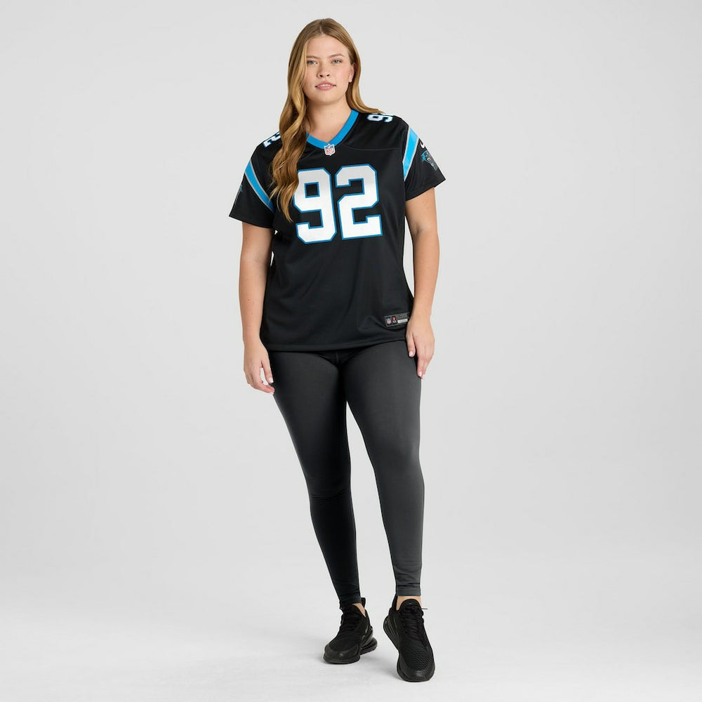 Cam Jackson Carolina Panthers Women's Team Game Jersey - Black discount
