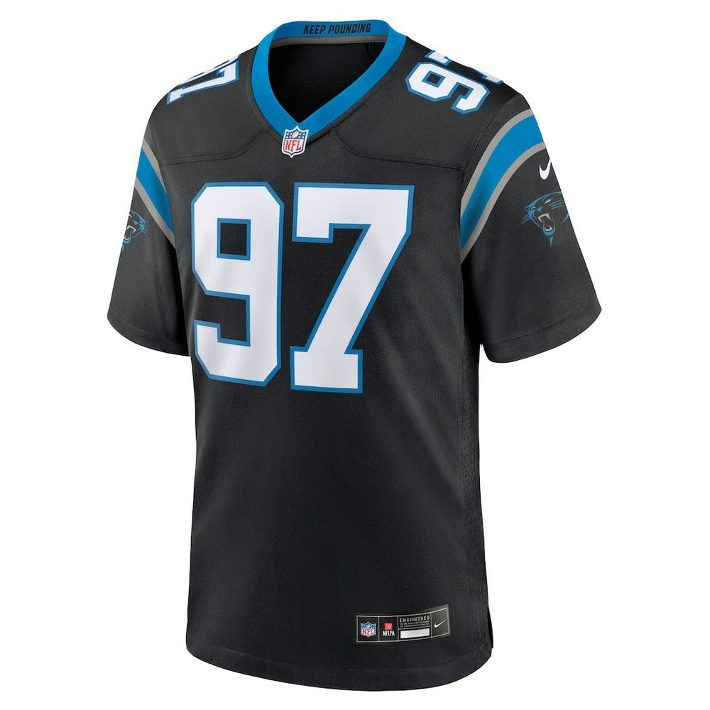 Bobby Brown III Carolina Panthers Team Game Jersey - Black discount