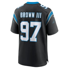 Bobby Brown III Carolina Panthers Team Game Jersey - Black discount