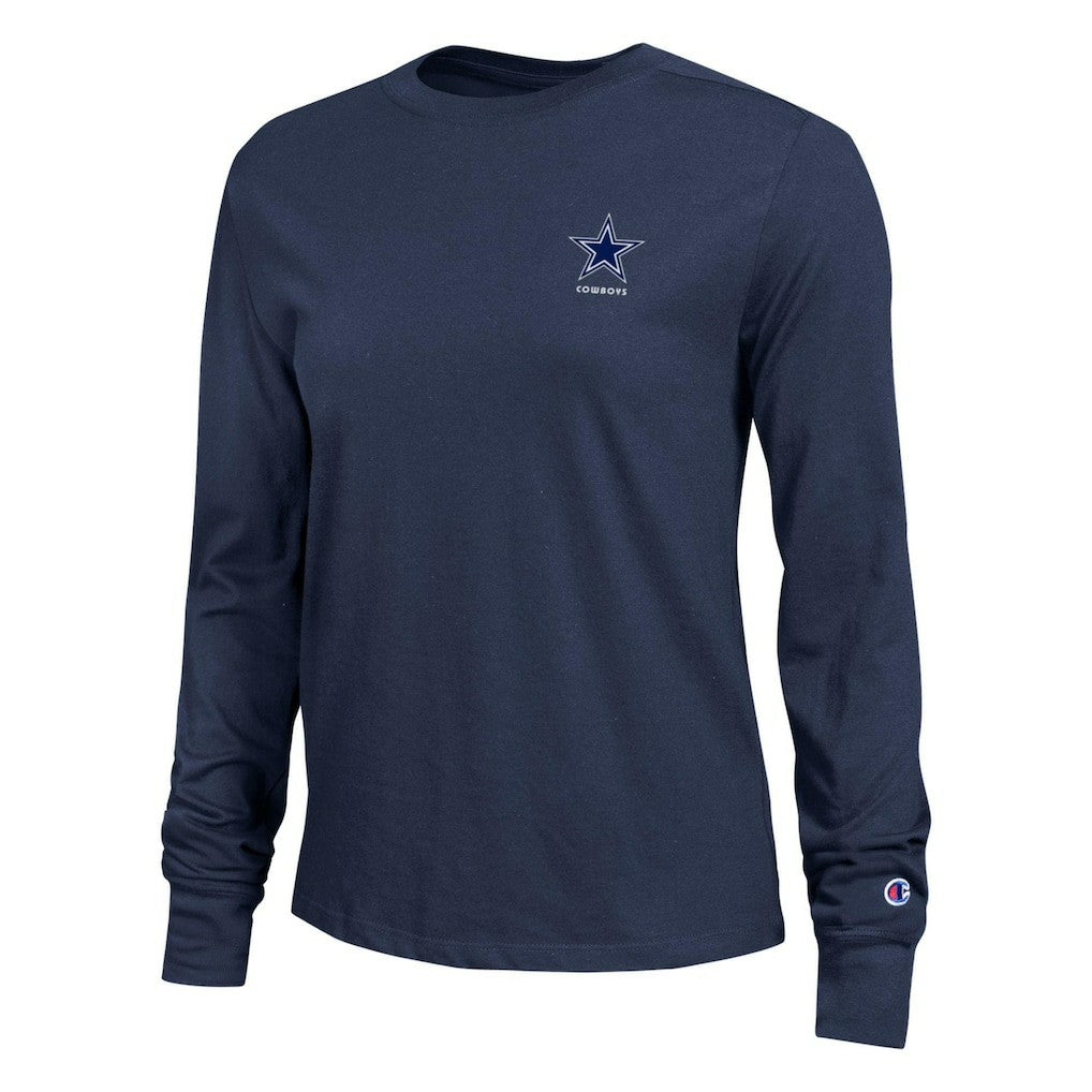 Dallas Cowboys Champion Women's Core Long-Sleeve T-Shirt - Navy for sale