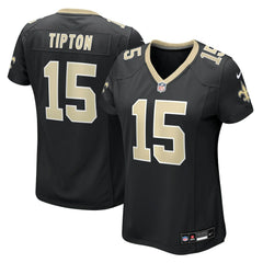 Mason Tipton New Orleans Saints Women's Team Game Jersey - Black cheap