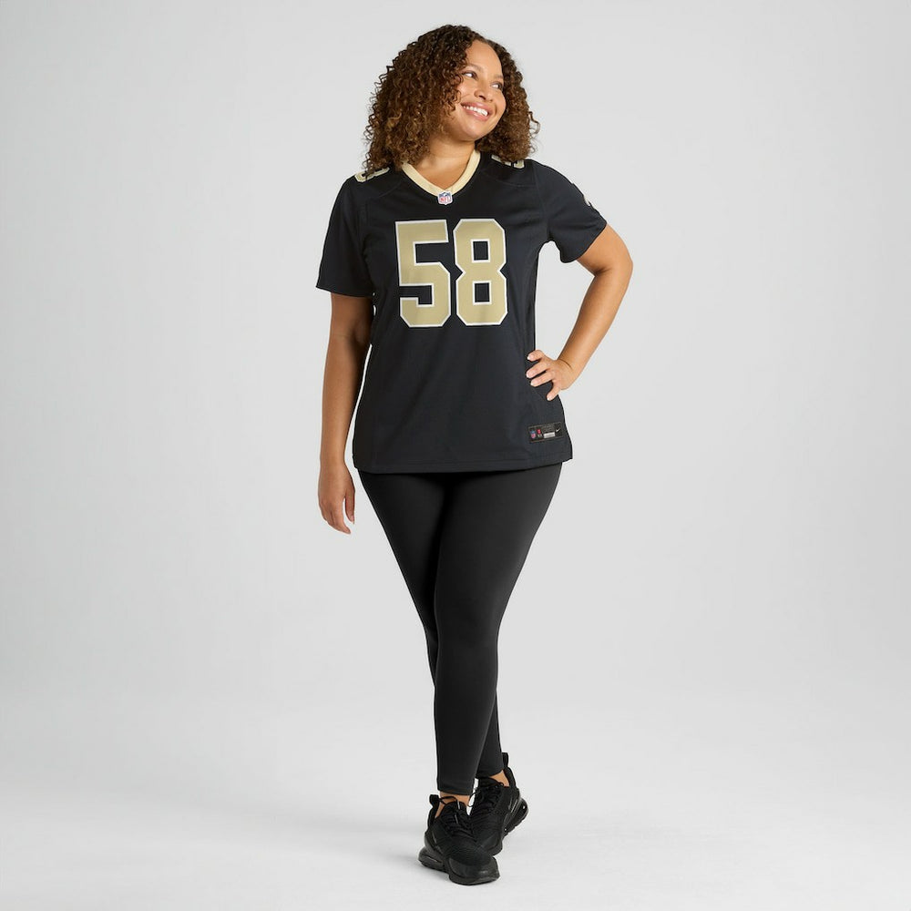Chris Rumph II New Orleans Saints Women's Team Game Jersey - Black on sale