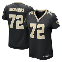 Asim Richards New Orleans Saints Women's Team Game Jersey - Black on sale