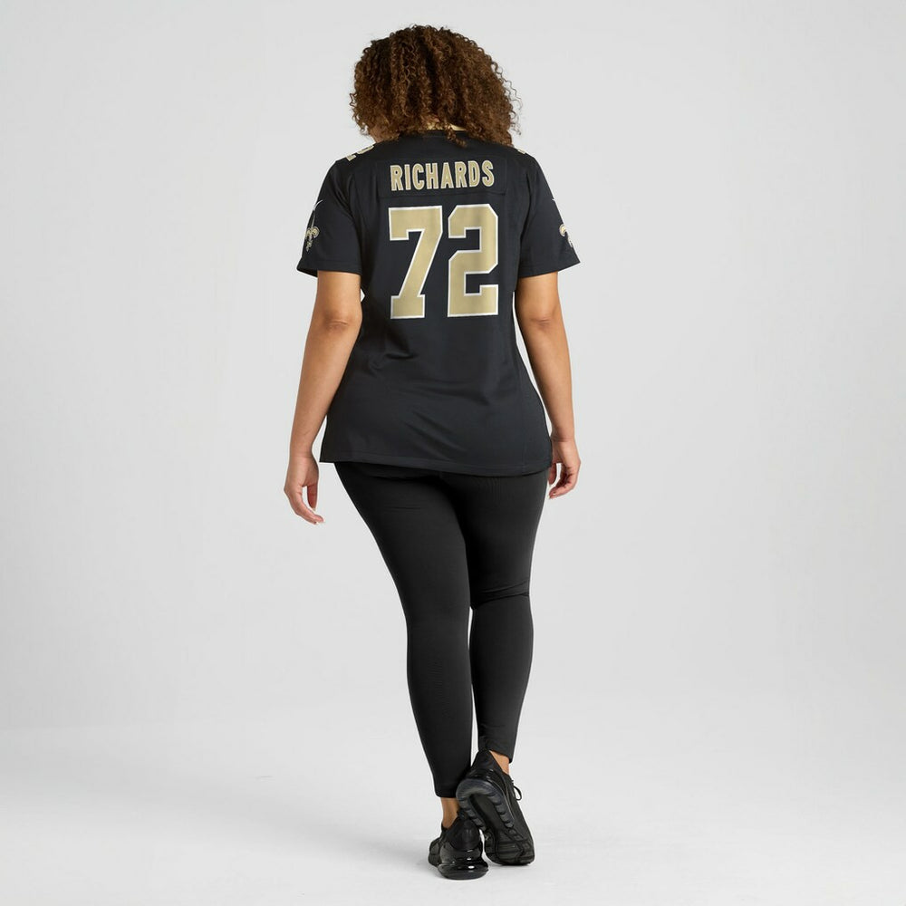Asim Richards New Orleans Saints Women's Team Game Jersey - Black on sale