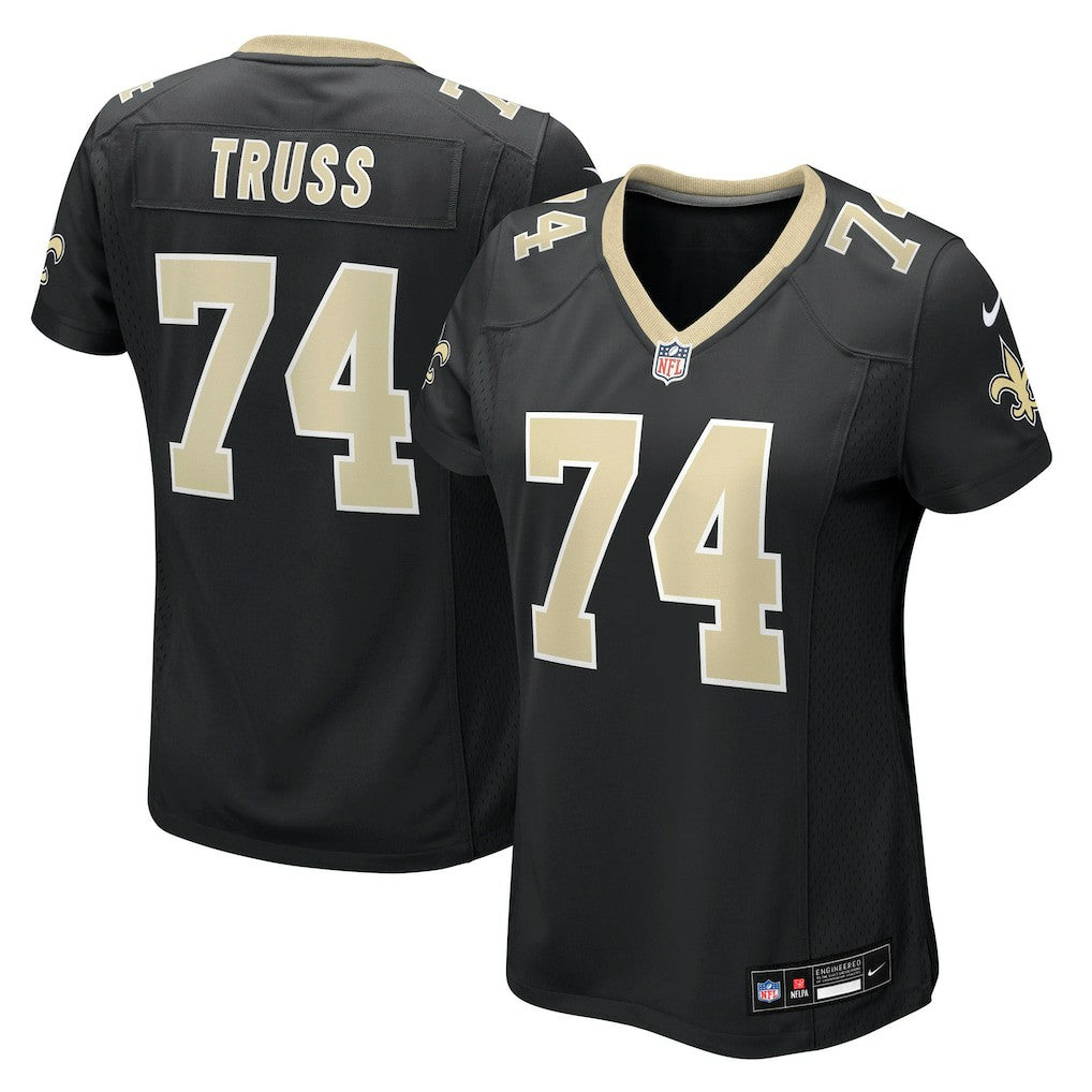 Xavier Truss New Orleans Saints Women's Team Game Jersey - Black discount