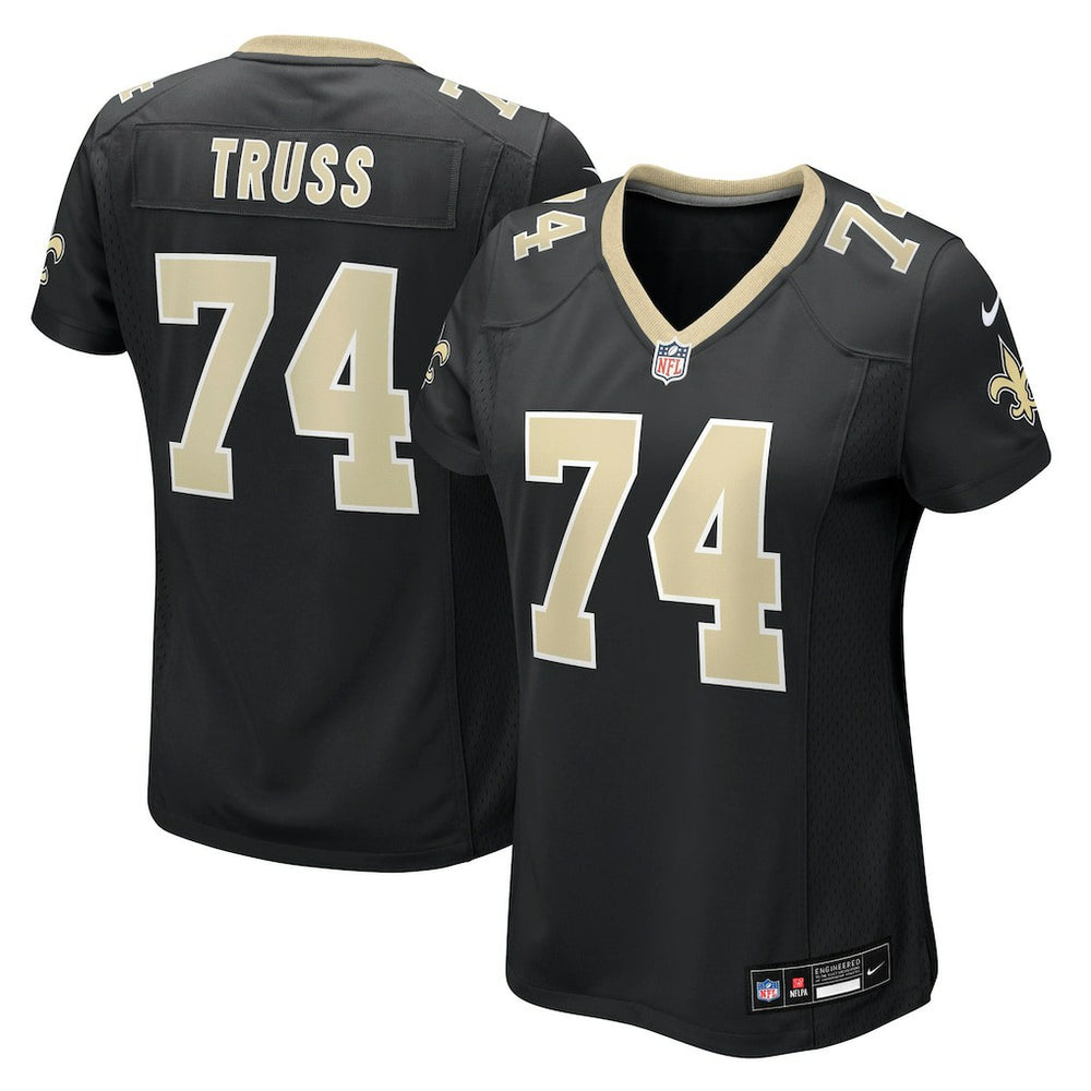 Xavier Truss New Orleans Saints Women's Team Game Jersey - Black discount