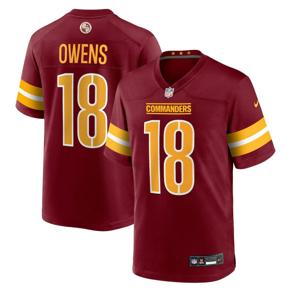 Tyler Owens Washington Commanders Team Game Jersey - Burgundy outlet