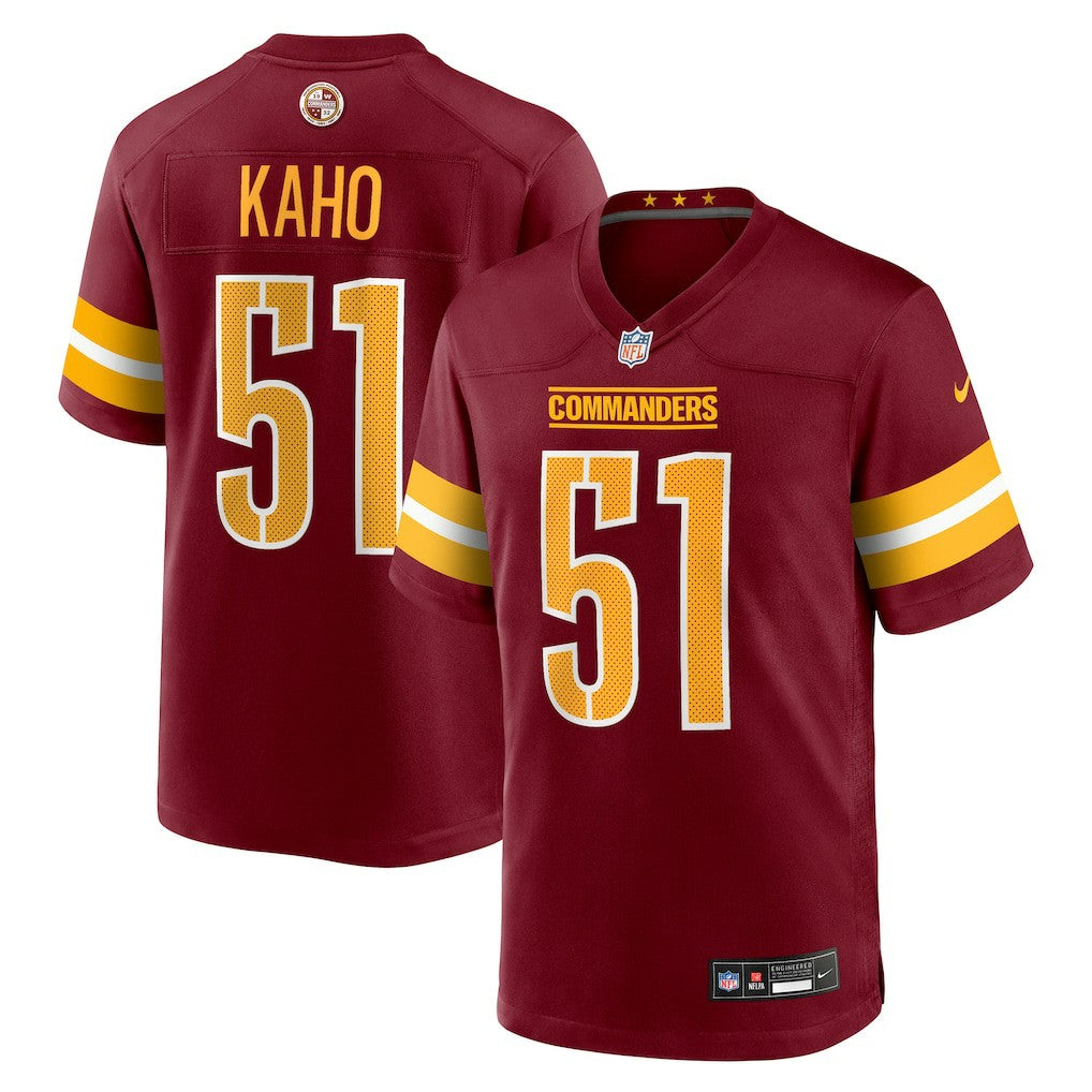 Ale Kaho Washington Commanders Team Game Jersey - Burgundy sale