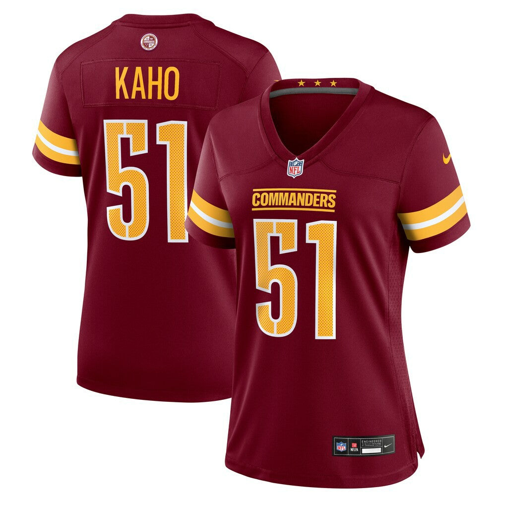 Ale Kaho Washington Commanders Women's Team Game Jersey - Burgundy discount
