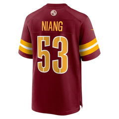 Lucas Niang Washington Commanders Team Game Jersey - Burgundy for sale