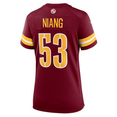 Lucas Niang Washington Commanders Women's Team Game Jersey - Burgundy cheap