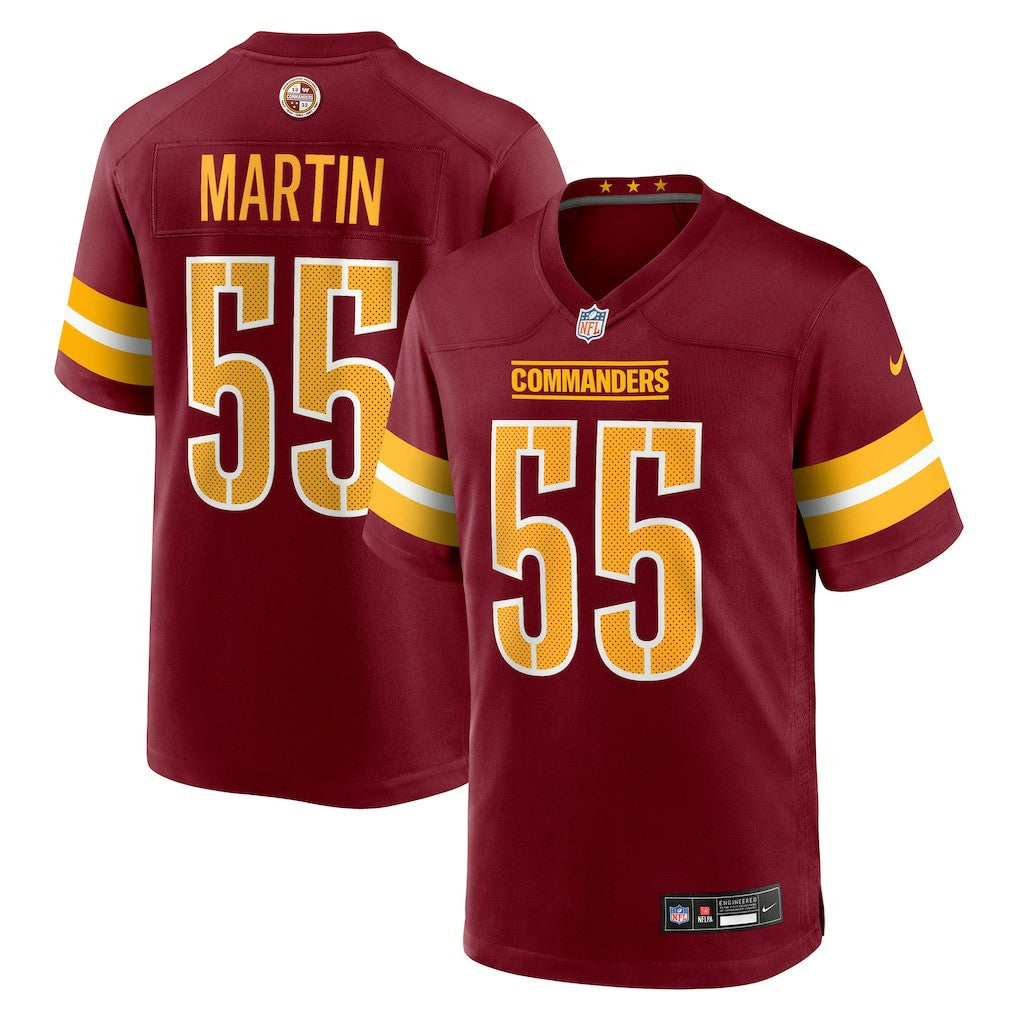 Jacob Martin Washington Commanders Team Game Jersey - Burgundy for sale