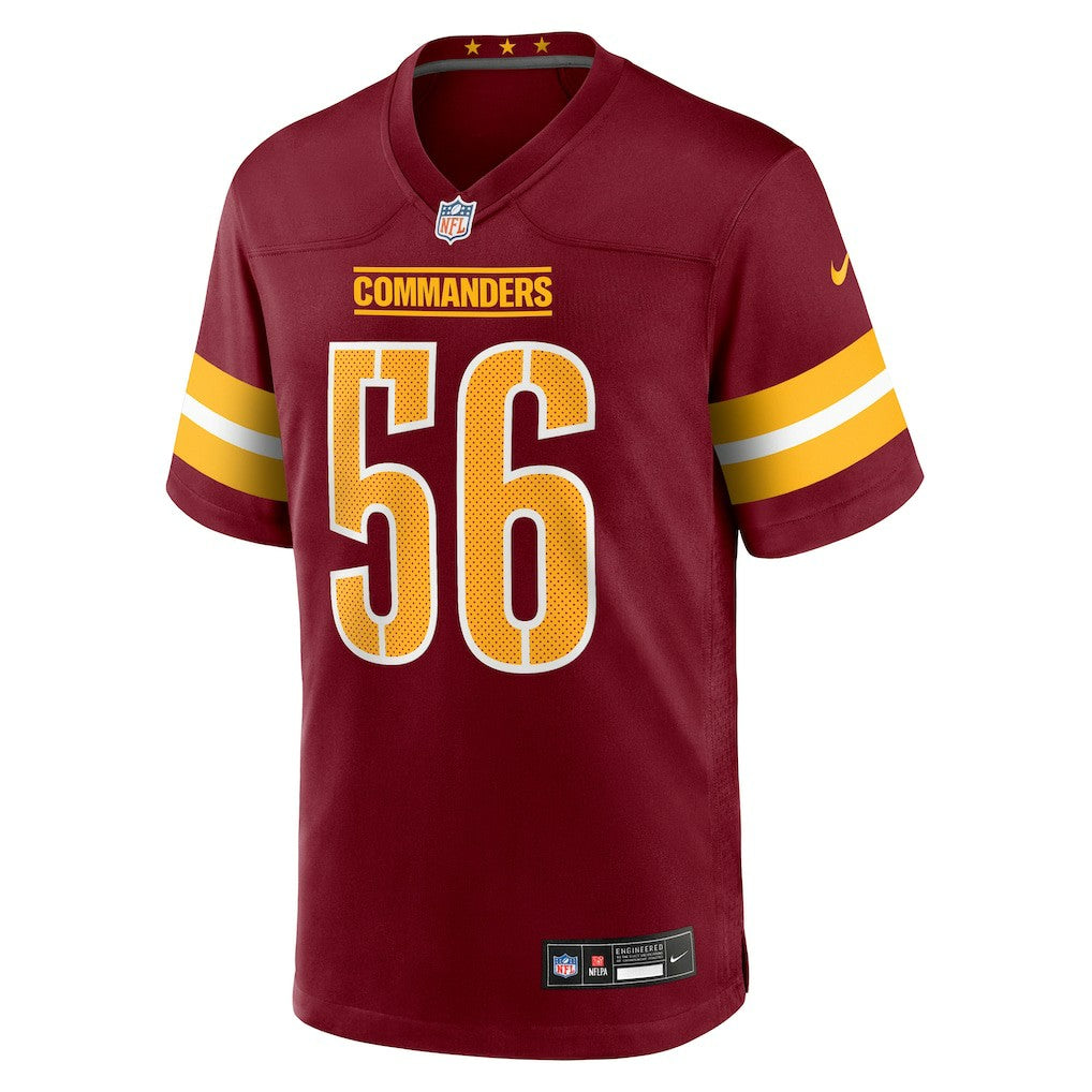 Kain Medrano Washington Commanders Team Game Jersey - Burgundy sale