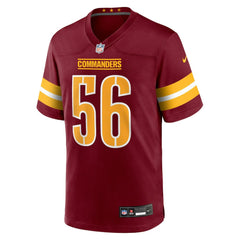 Kain Medrano Washington Commanders Team Game Jersey - Burgundy sale