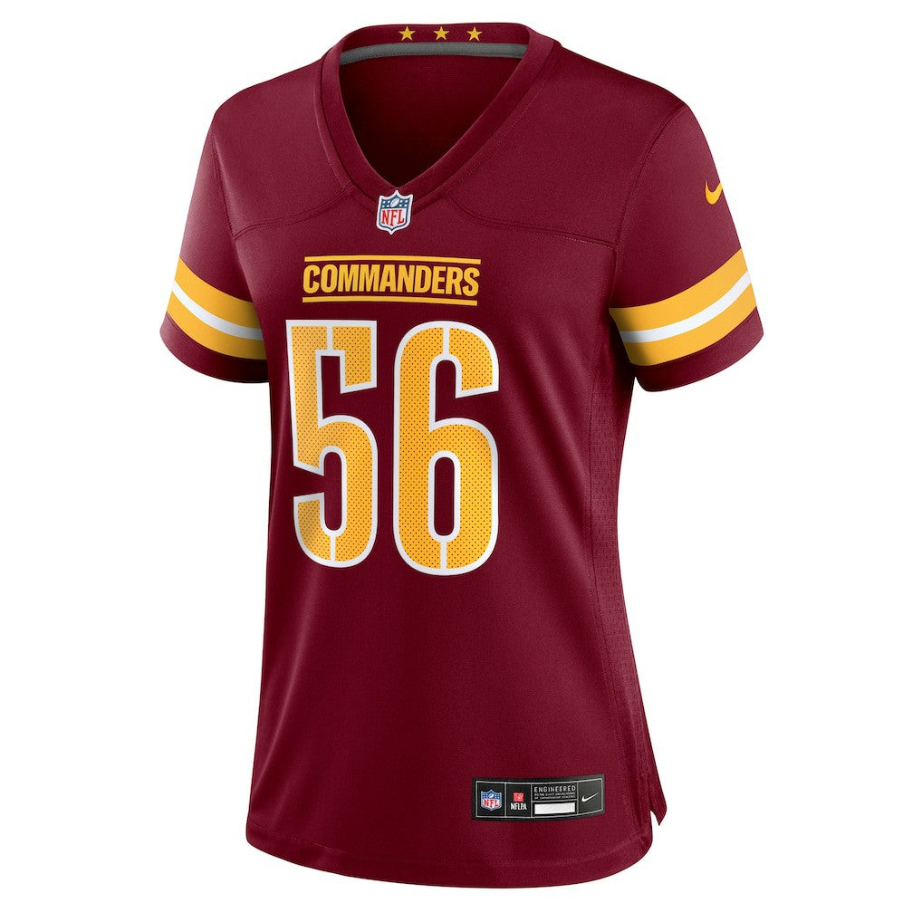 Kain Medrano Washington Commanders Women's Team Game Jersey - Burgundy discount