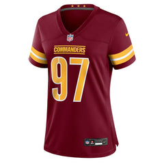 Eddie Goldman Washington Commanders Women's Team Game Jersey - Burgundy sale