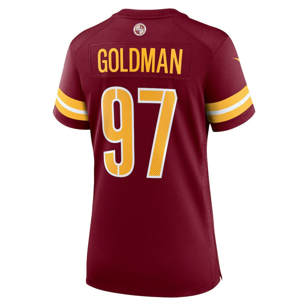 Eddie Goldman Washington Commanders Women's Team Game Jersey - Burgundy sale