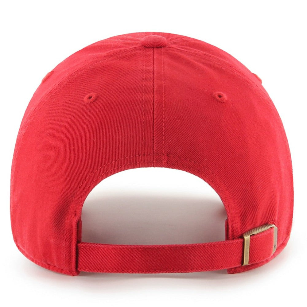 Philadelphia Phillies 2025 NL East Division Champions Clean Up Adjustable Hat Red