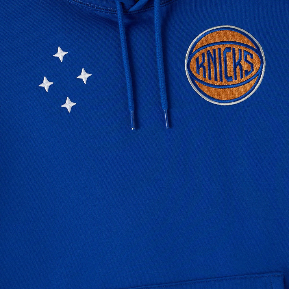 New York Knicks OVO x NBA Fleece Hoodie - Blue shop