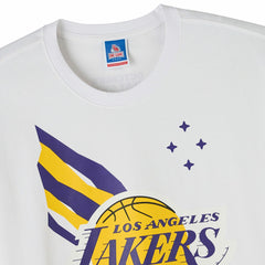 Los Angeles Lakers OVO x NBA Heavyweight T-Shirt - White cheap