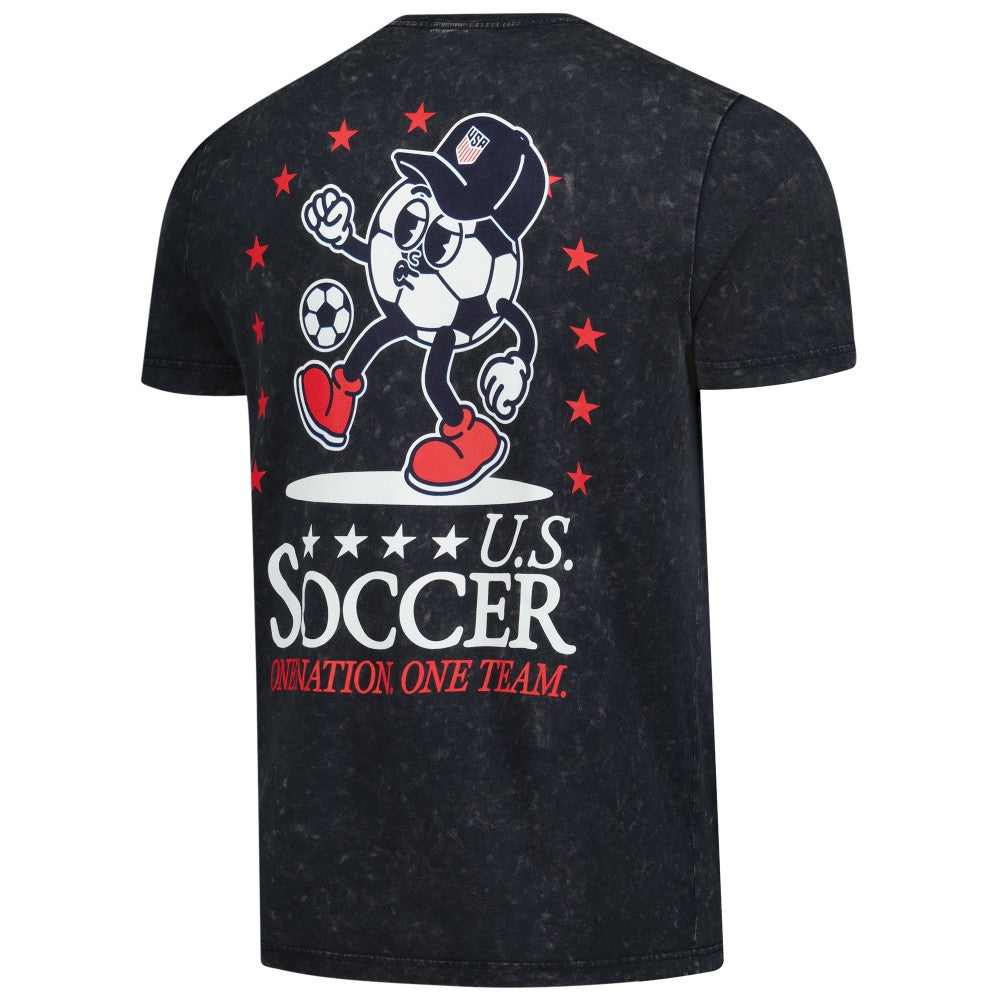 USMNT New Era Old School Sport Washed T-Shirt - Navy cheap