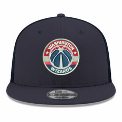Washington Wizards Core Logo Meshback 9FIFTY Snapback Hat - Navy cheap