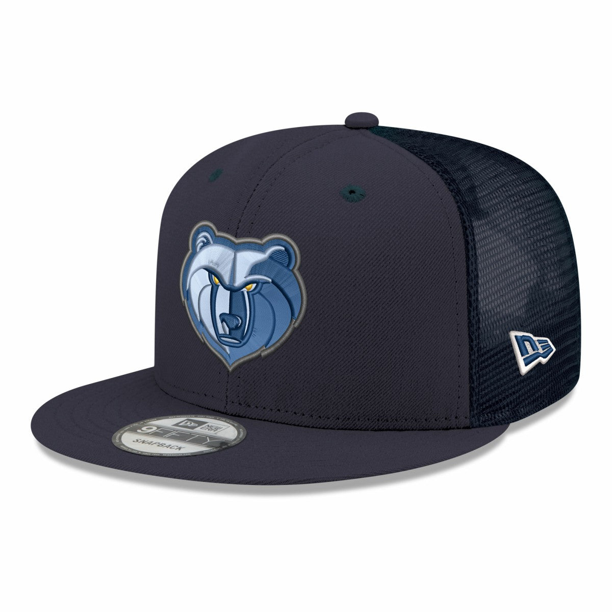 Memphis Grizzlies Core Logo Meshback 9FIFTY Snapback Hat - Navy cheap