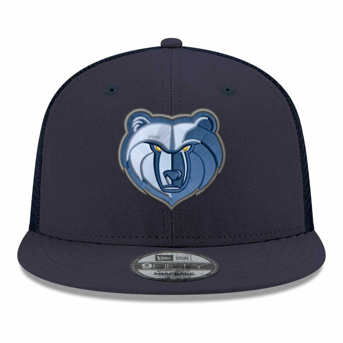 Memphis Grizzlies Core Logo Meshback 9FIFTY Snapback Hat - Navy cheap