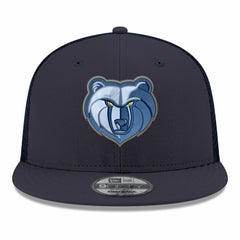 Memphis Grizzlies Core Logo Meshback 9FIFTY Snapback Hat - Navy cheap