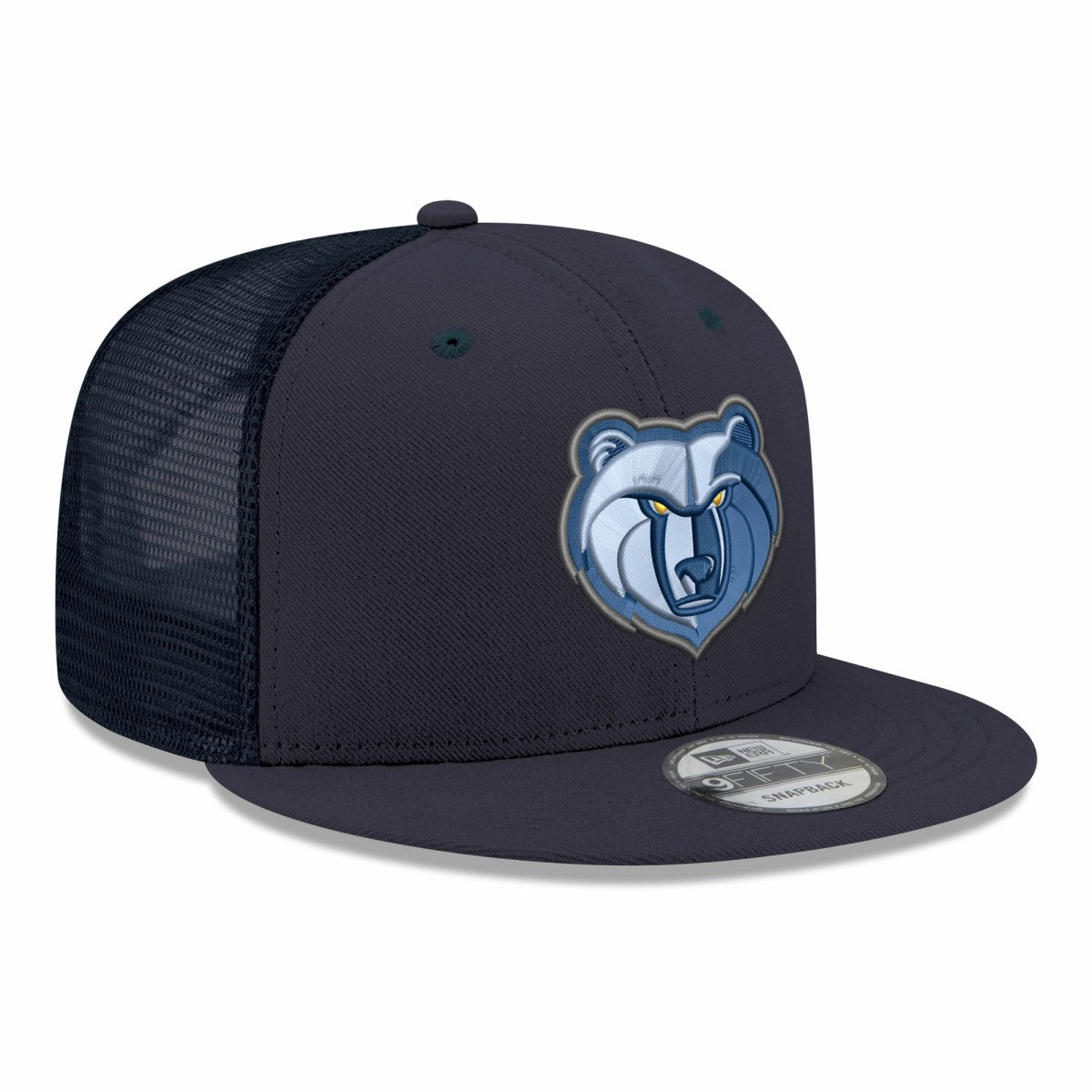 Memphis Grizzlies Core Logo Meshback 9FIFTY Snapback Hat - Navy cheap