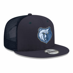 Memphis Grizzlies Core Logo Meshback 9FIFTY Snapback Hat - Navy cheap