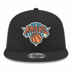 New York Knicks Core Logo Meshback 9FIFTY Snapback Hat - Black on sale