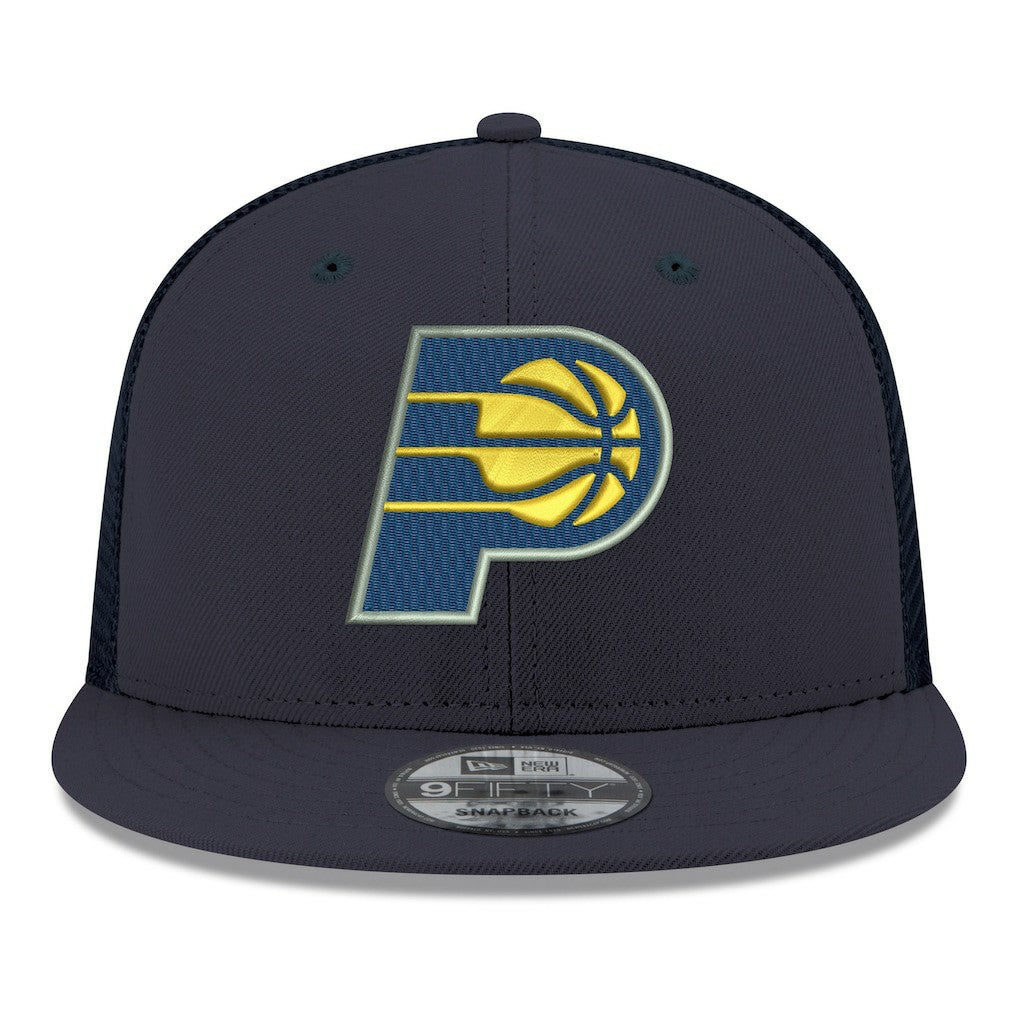 Indiana Pacers Core Logo Meshback 9FIFTY Snapback Hat - Navy sale