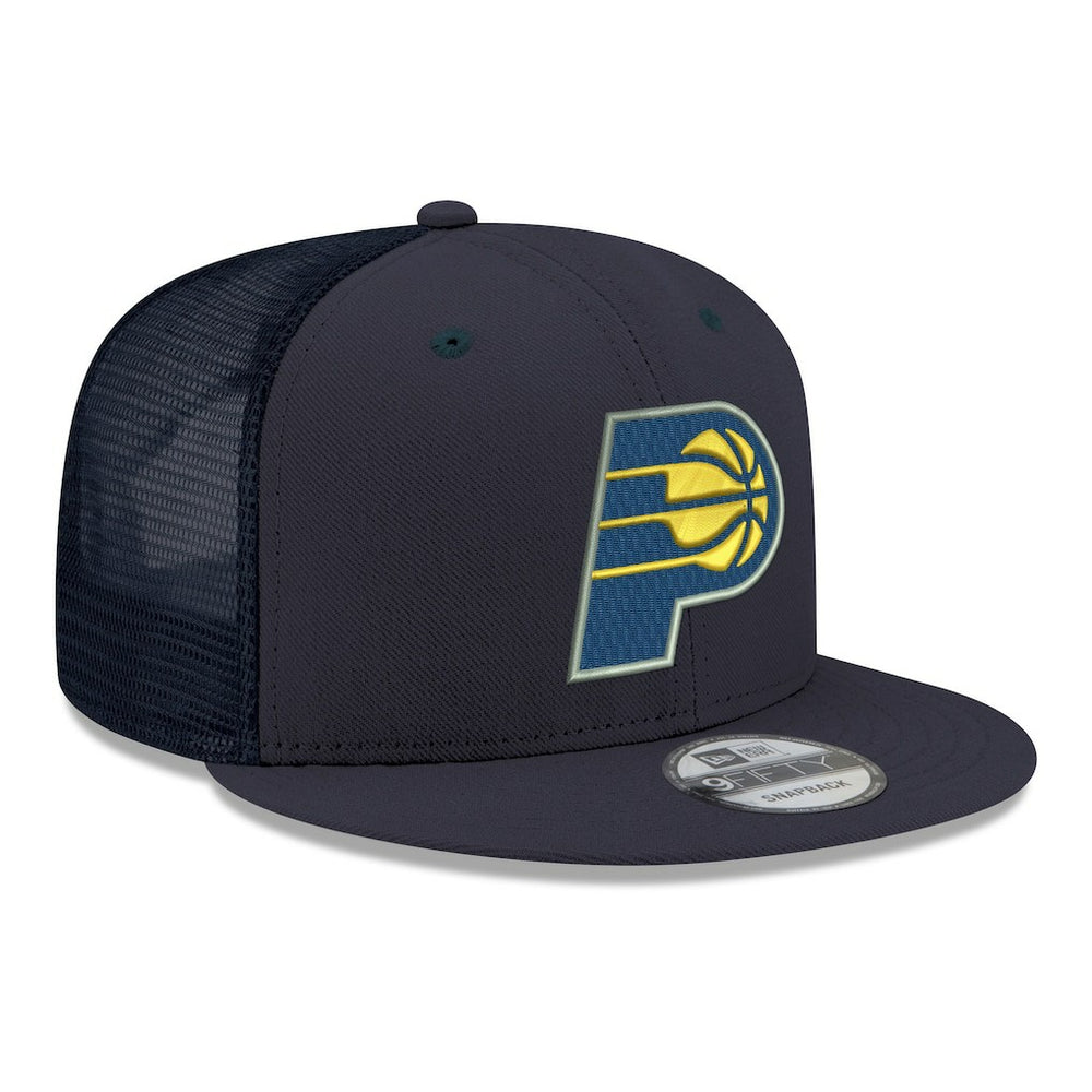 Indiana Pacers Core Logo Meshback 9FIFTY Snapback Hat - Navy sale