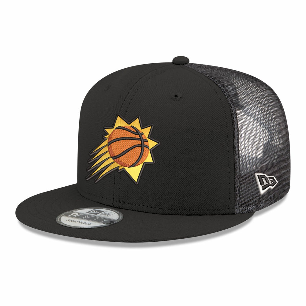 Phoenix Suns Core Logo Meshback 9FIFTY Snapback Hat - Black for sale