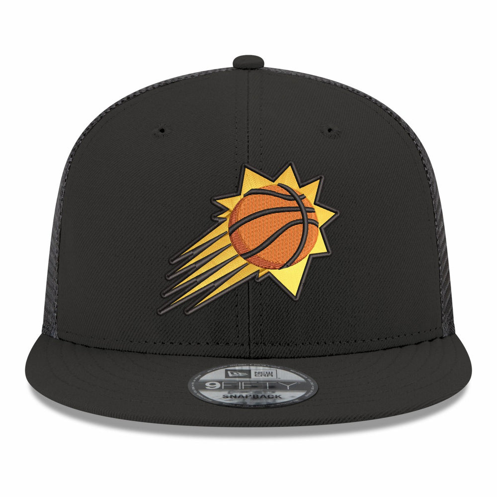 Phoenix Suns Core Logo Meshback 9FIFTY Snapback Hat - Black for sale