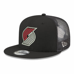 Portland Trail Blazers Core Logo Meshback 9FIFTY Snapback Hat - Black sale