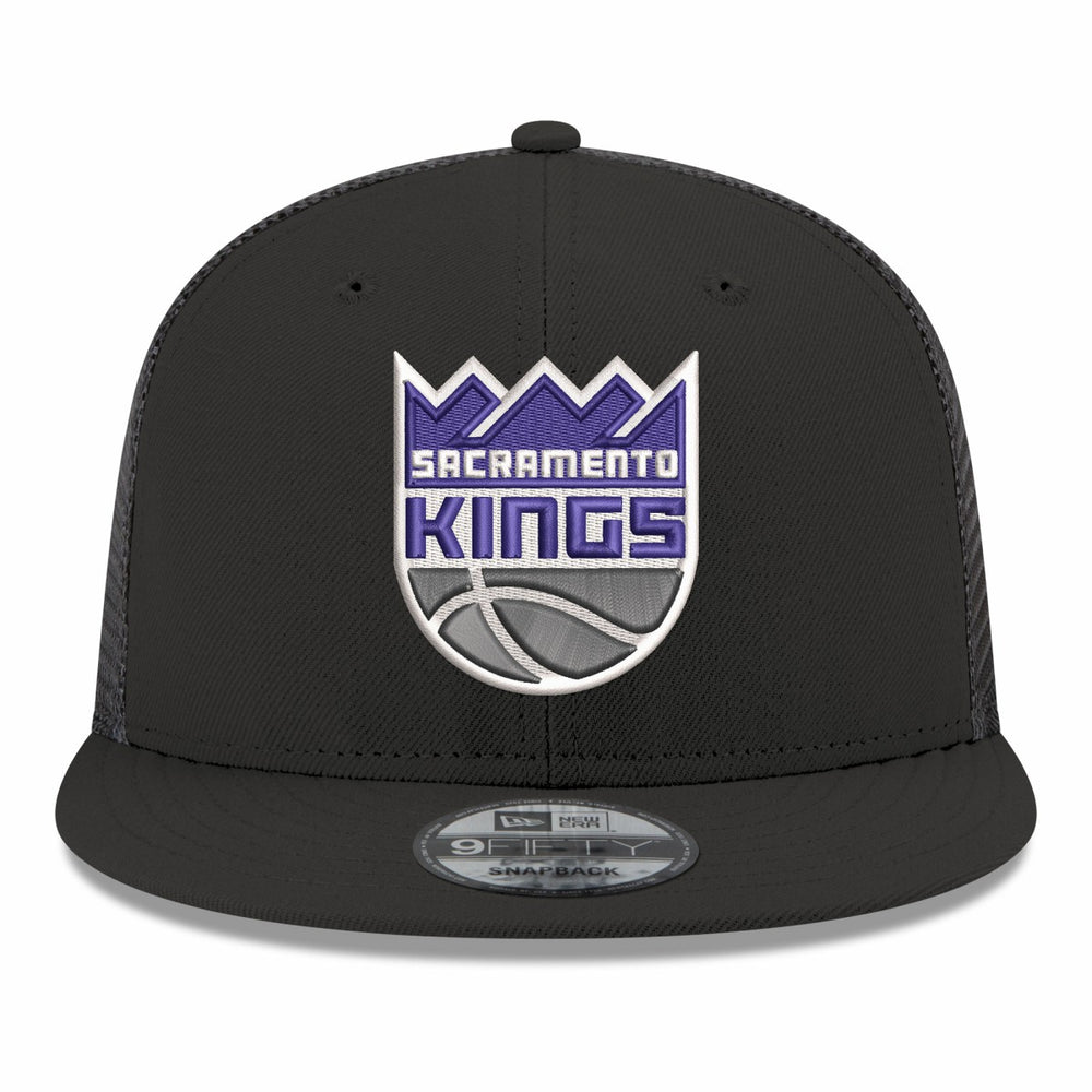 Sacramento Kings Core Logo Meshback 9FIFTY Snapback Hat - Black on sale