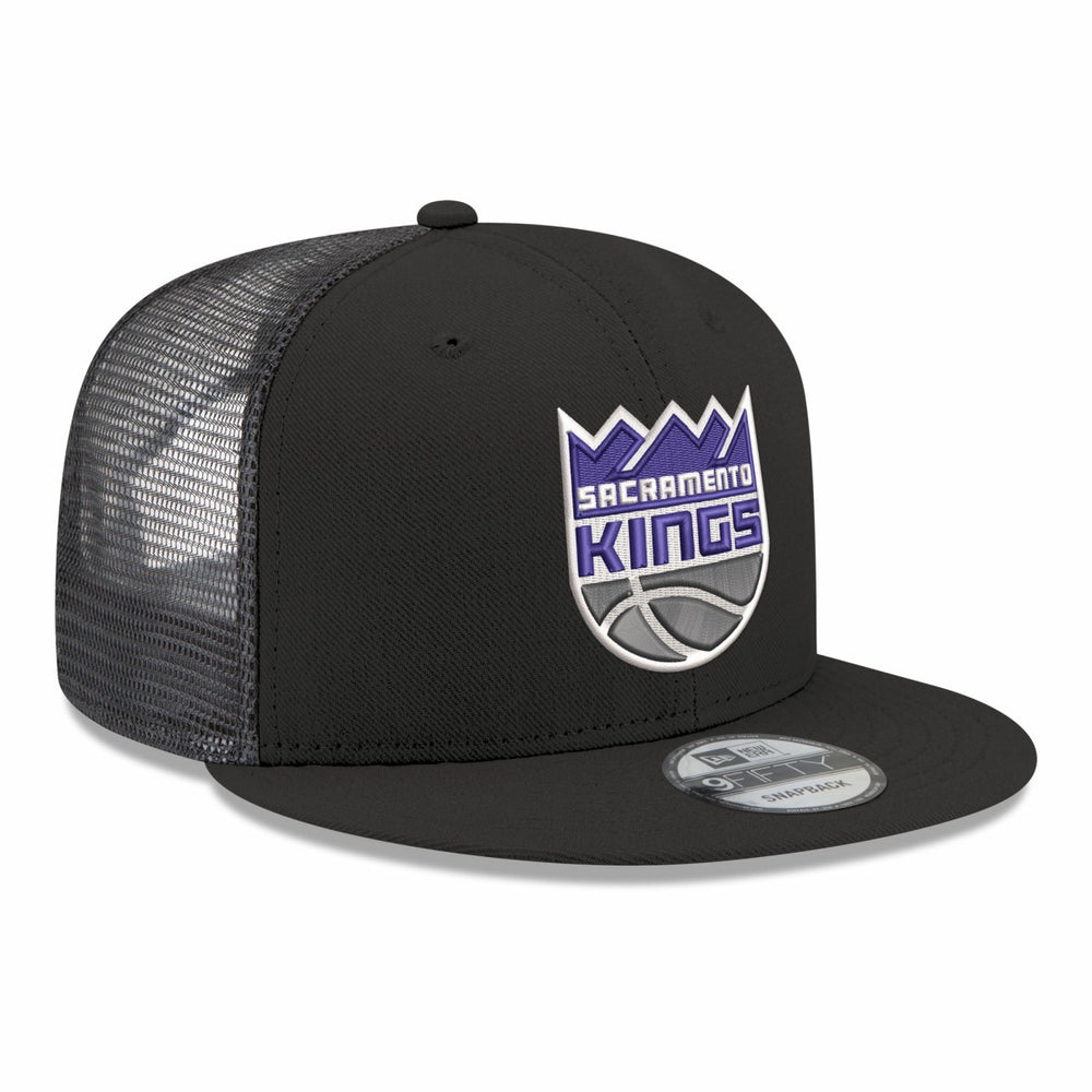 Sacramento Kings Core Logo Meshback 9FIFTY Snapback Hat - Black on sale