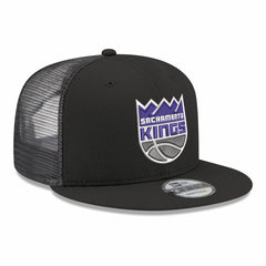 Sacramento Kings Core Logo Meshback 9FIFTY Snapback Hat - Black on sale