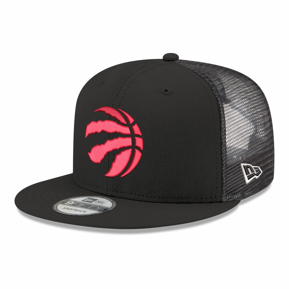 Toronto Raptors Core Logo Meshback 9FIFTY Snapback Hat - Black shop