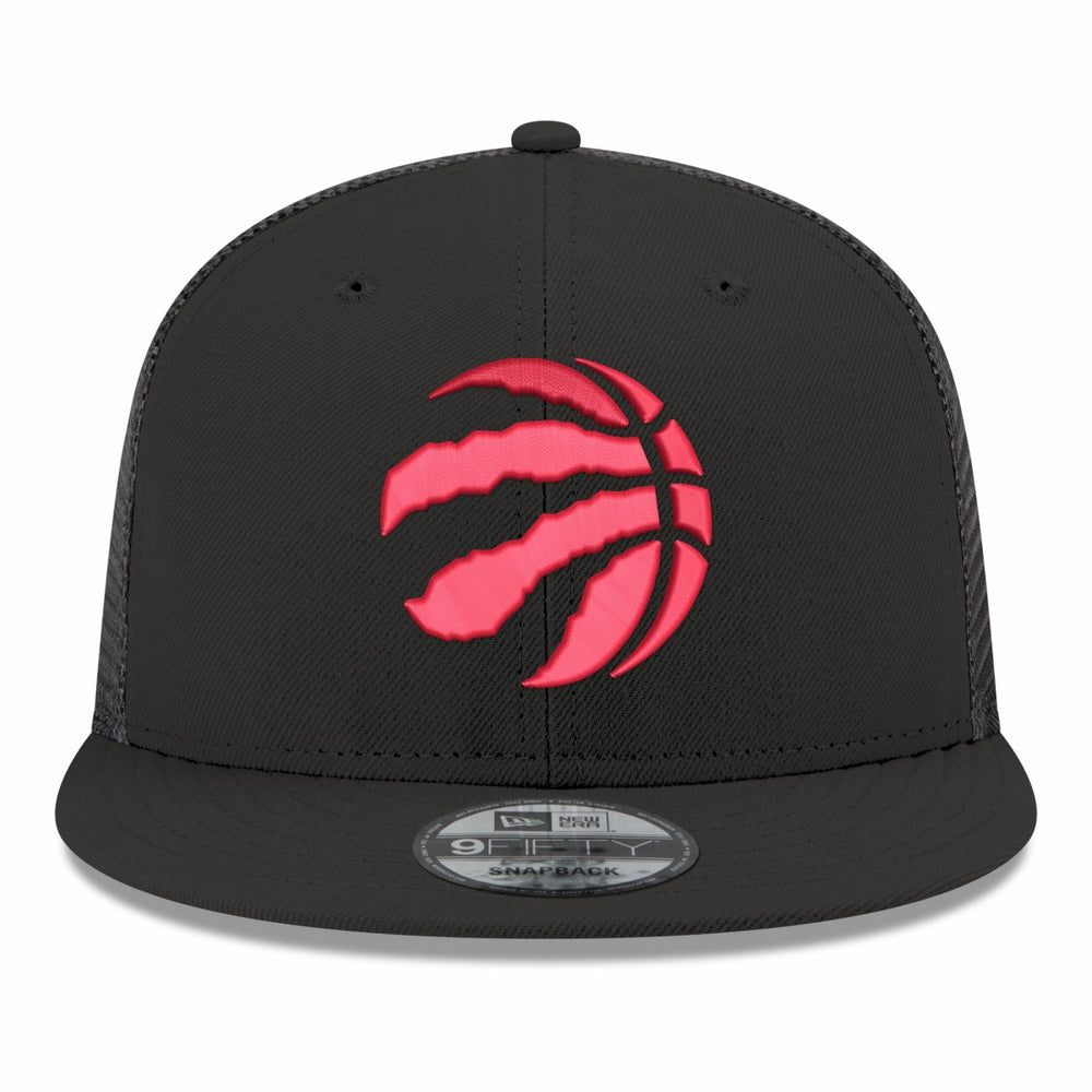 Toronto Raptors Core Logo Meshback 9FIFTY Snapback Hat - Black shop